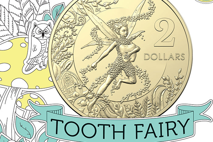 2021 $2 AlBr Uncirculated Tooth Fairy Coin-in-Card