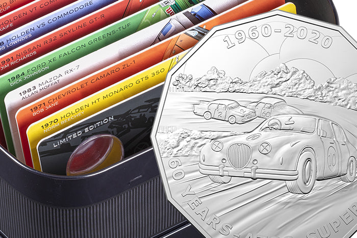 2020 50c Nine Coin Set - 60 Years of the ATCC 1960/2020 - Supercars ...