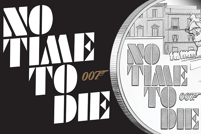 2020 1oz Silver Proof Coin - James Bond No Time To Die