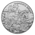 Legendary Warriors Genghis Khan 1 oz Silver BU Round