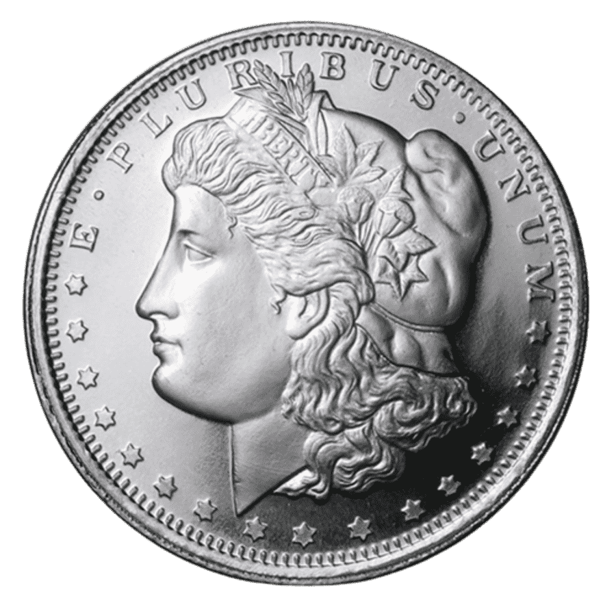 1oz Morgan Dollar Silver Round Golden State Mint
