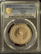 Royal Australian Mint 1977 Australia Jubilee 50c Coin - PCGS PR69DCAM