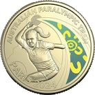 Royal Australian Mint 2024 $1 Australian Paralympic Team Coloured AlBr UNC Coin on Card