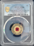 Royal Australian Mint 2023 35th Anniversary $2 Coin Set PCGS Red Poppy MS66