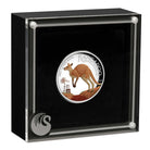 Perth Mint Australian Kangaroo 2024 1oz Silver Proof Coloured High Relief coin