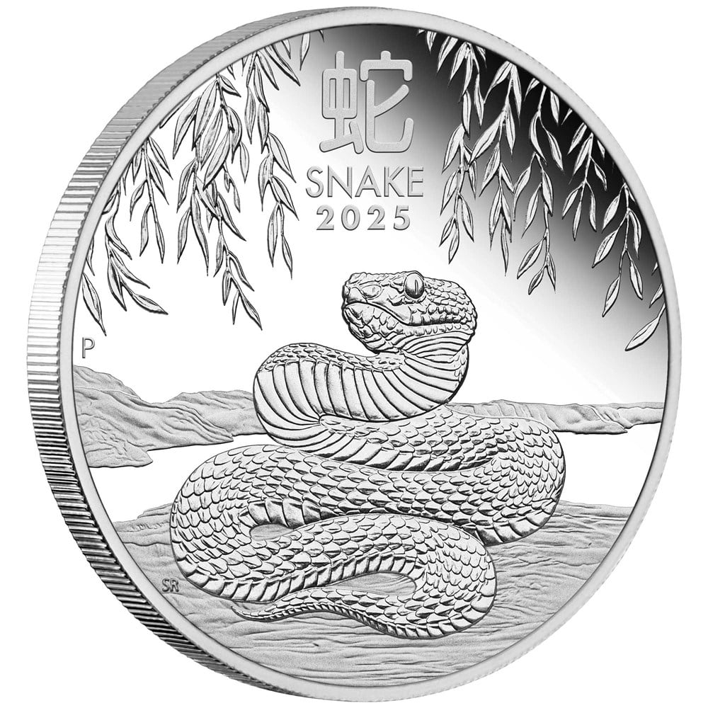 Perth Mint 2024 Lunar Series Year of the Snake 1 oz Silver Proof Coin