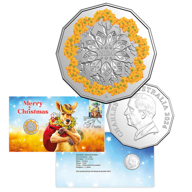 Royal Australian Mint Xmas PNC