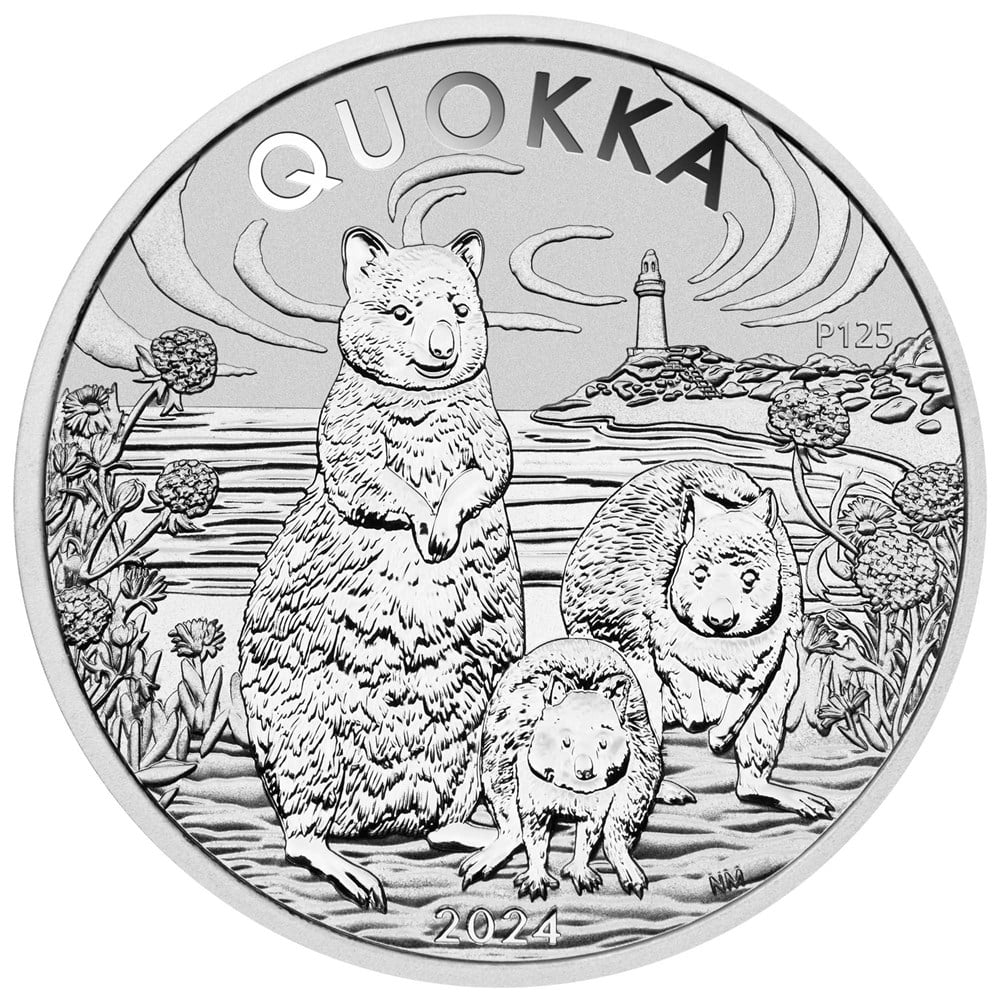 Perth Mint Australian Quokka 2024 1oz Silver Bullion Coin