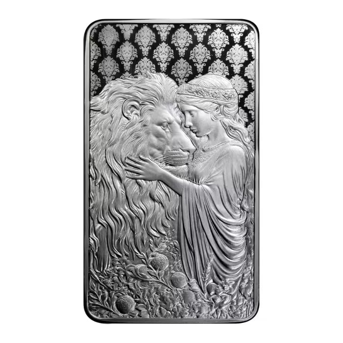 Uma and the Lion 2024 1 oz Silver BU Bar