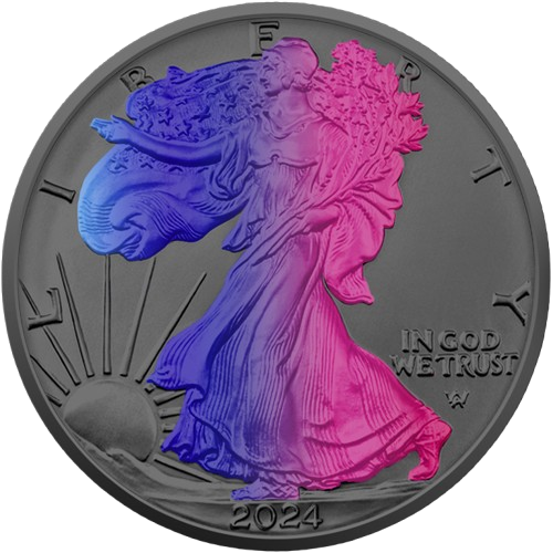 American Eagle 2024 1 oz Silver Multi Holo