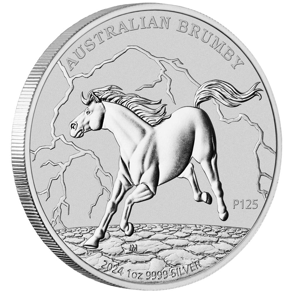 Perth Mint Australian Brumby 2024 1oz Silver Bullion Coin