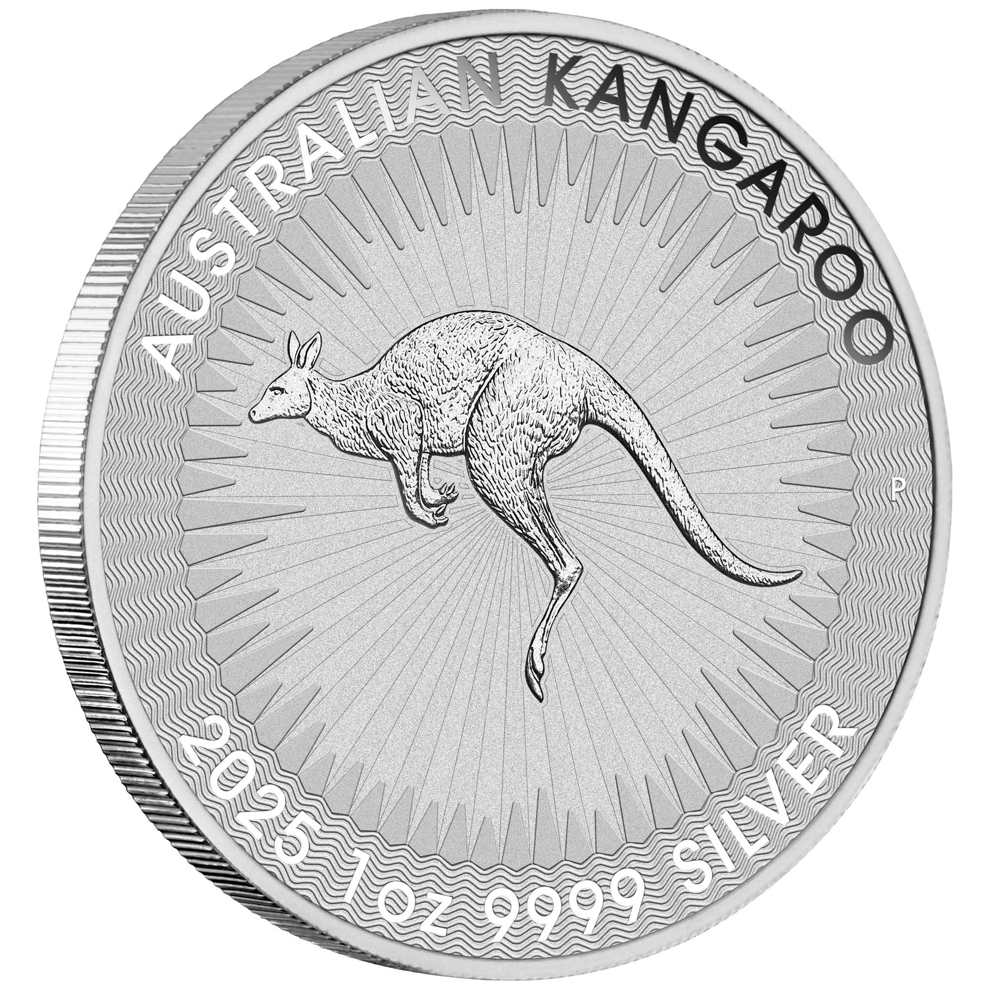 Perth Mint 2025 Australian Red Kangaroo 1 oz 99.99% Silver BU Coin