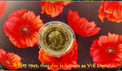 75th Anniversary of the End of WW2 2020 $2 Coin in Card