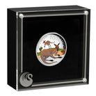 Perth Mint Australian Kangaroo 2025 1oz Silver Proof Coloured High Relief Coin