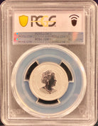 Perth Mint 2023-P 1/4 oz Silver PCGS MS70 Year of the Rabbit Colorised ANDA Sydney Money Expo