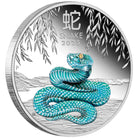 Perth Mint 2025 Lunar III Year of the Snake 1 oz Silver Coloured Proof Coin