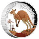 Perth Mint Australian Kangaroo 2024 1oz Silver Proof Coloured High Relief coin