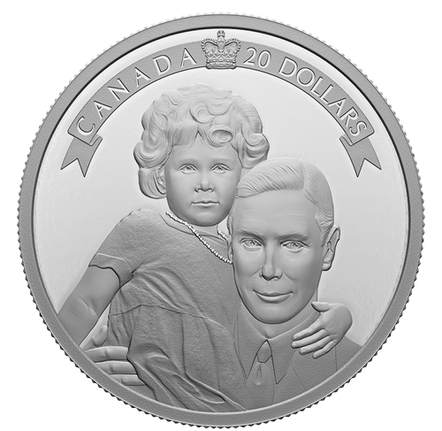 Royal Canadian Mint 2022 Young Elizabeth 1 oz Silver Proof Coin