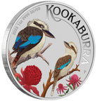 Perth Mint  World Money Fair – Coin Show Special Australian Kookaburra 2023 1oz Silver Coloured Coin in Capsule