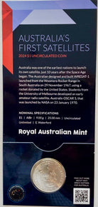 Royal Australian Mint 2024 Out of This World Australia in Space C Mintmark $1 King Charles III Counterstamp UNC Set of Six coins