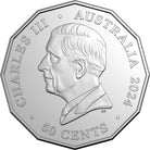 Royal Australian Mint 2024 50th Anniversary of Countdown 50c Coloured Coin