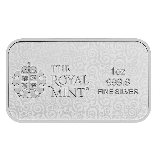 Royal Mint Uma and the Lion 2024 1 oz Silver BU Bar