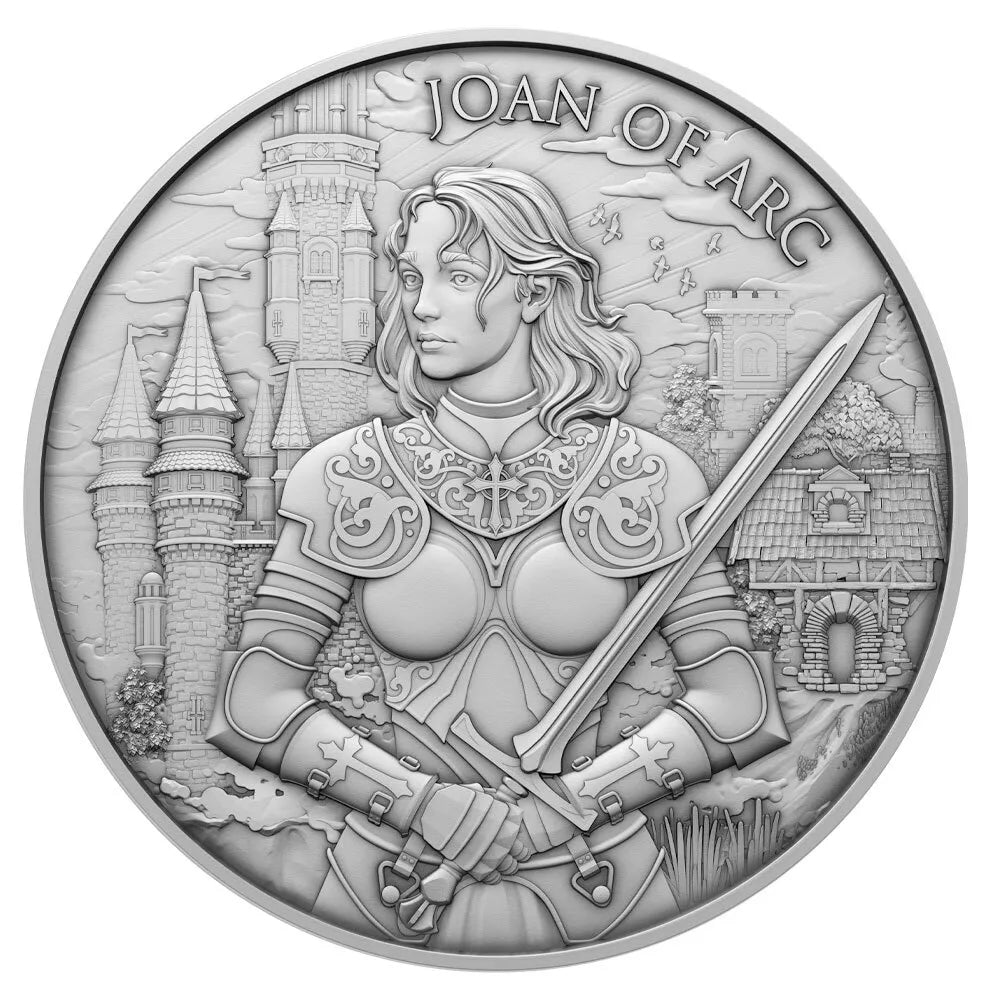 Joan of Arc Legendary Warriors .999 Silver BU Round 2024