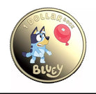 Royal Australian Mint 10 Coin Bluey Set with Coloured Bluey Buck $1 Coin