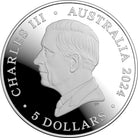 Royal Australian Mint 2024 $5 Australian Paralympic Team Selectively Gold Plated Proof Coin