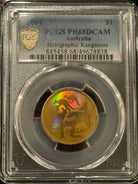 Royal Australian Mint 2004 Holographic Kangaroos Coin PCGS PR68DCAM