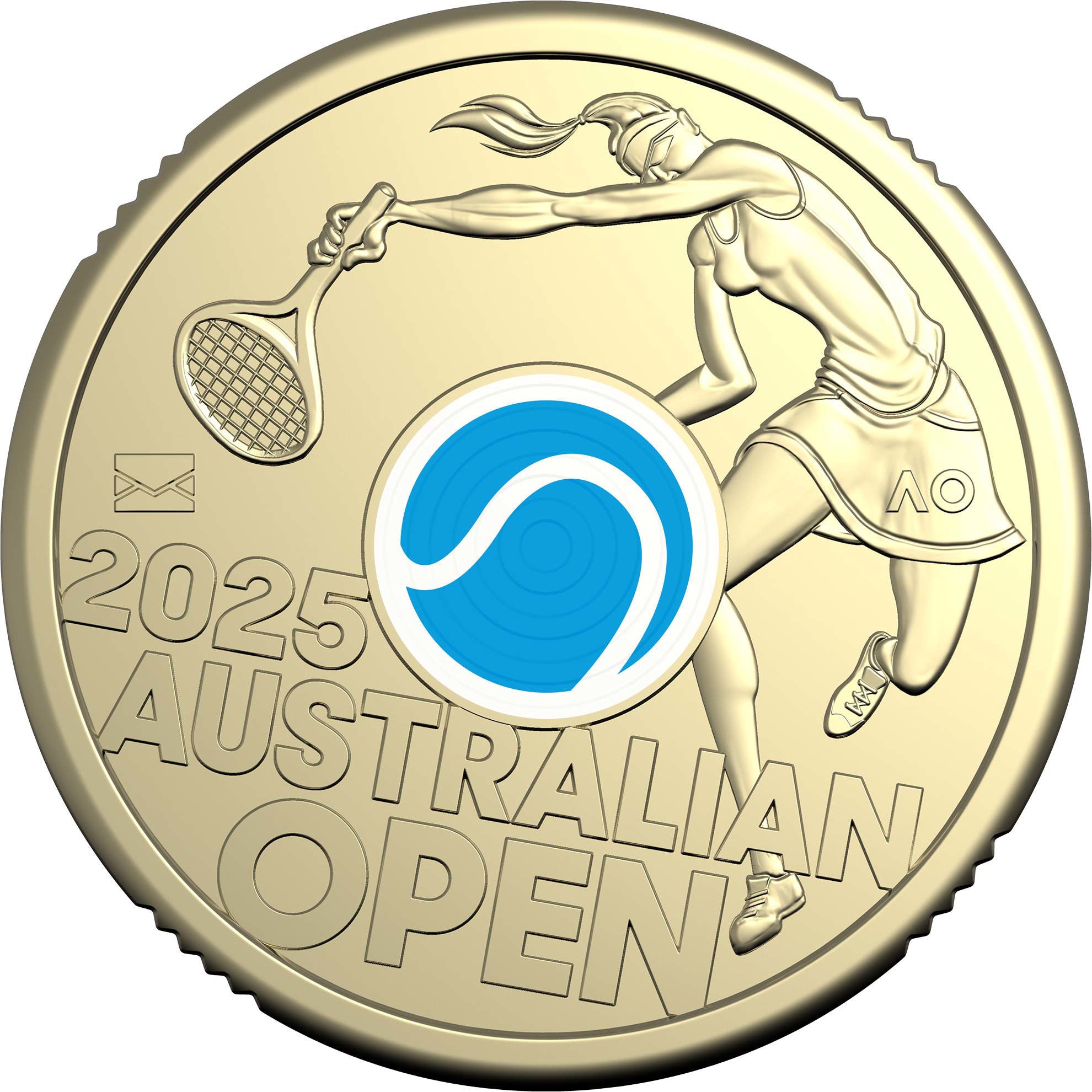 2025 $2 Women’s Australian Open Coin in Card