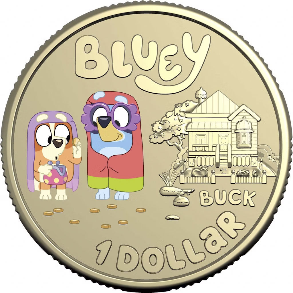 Royal Australian Mint 2024 UNC Bluey Dollarbucks - Design 3 - Grannies