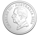 Royal Australian Mint 2024 10c Circulated Coin- King Charles III Effigy- Premium Roll