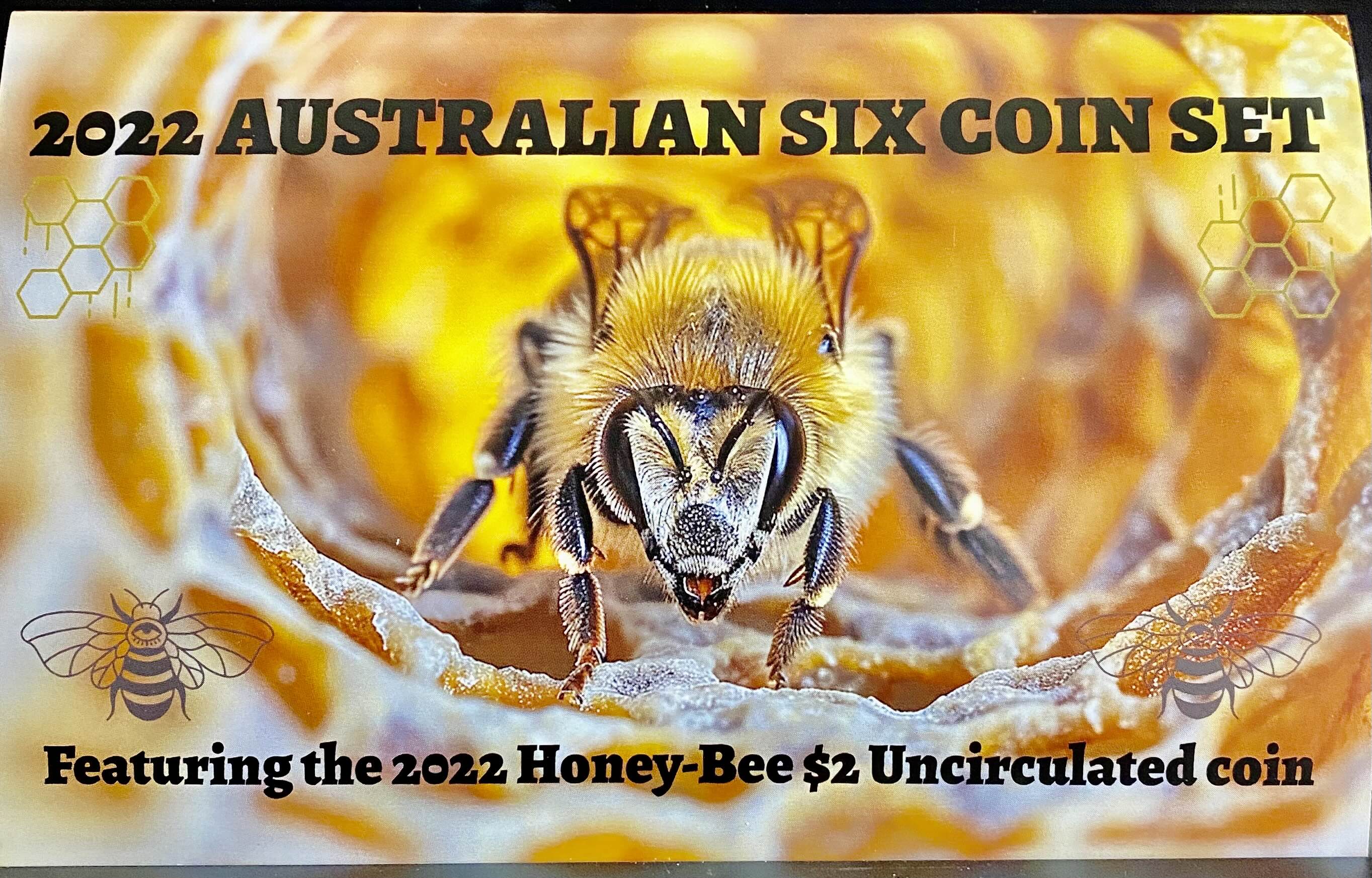 2022 Australian Honey Bee 6 Coin UNC Set