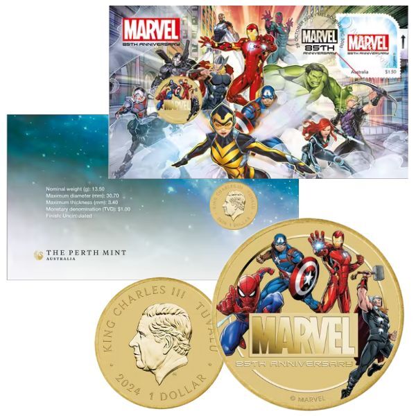 Perth Mint Marvel 85th Anniversary PNC