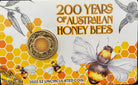 200 Years of Australian Honey Bees Coin in Card