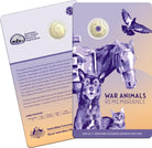 Royal Australian Mint 2024 War Animals Remembrance C Mintmark $2 Purple Poppy Coin