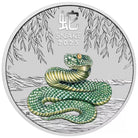 Perth Mint Lunar Series III Year of the Snake 2025 1 oz Silver Coloured Bullion Coin in Card Anda Melbourne Money Expo