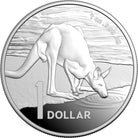 Royal Australian Mint 2024 Kangaroo Series $1 Fine Silver Proof Coin