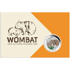 Perth Mint 2024 Wombat 1 oz Silver Bullion Coin in Card