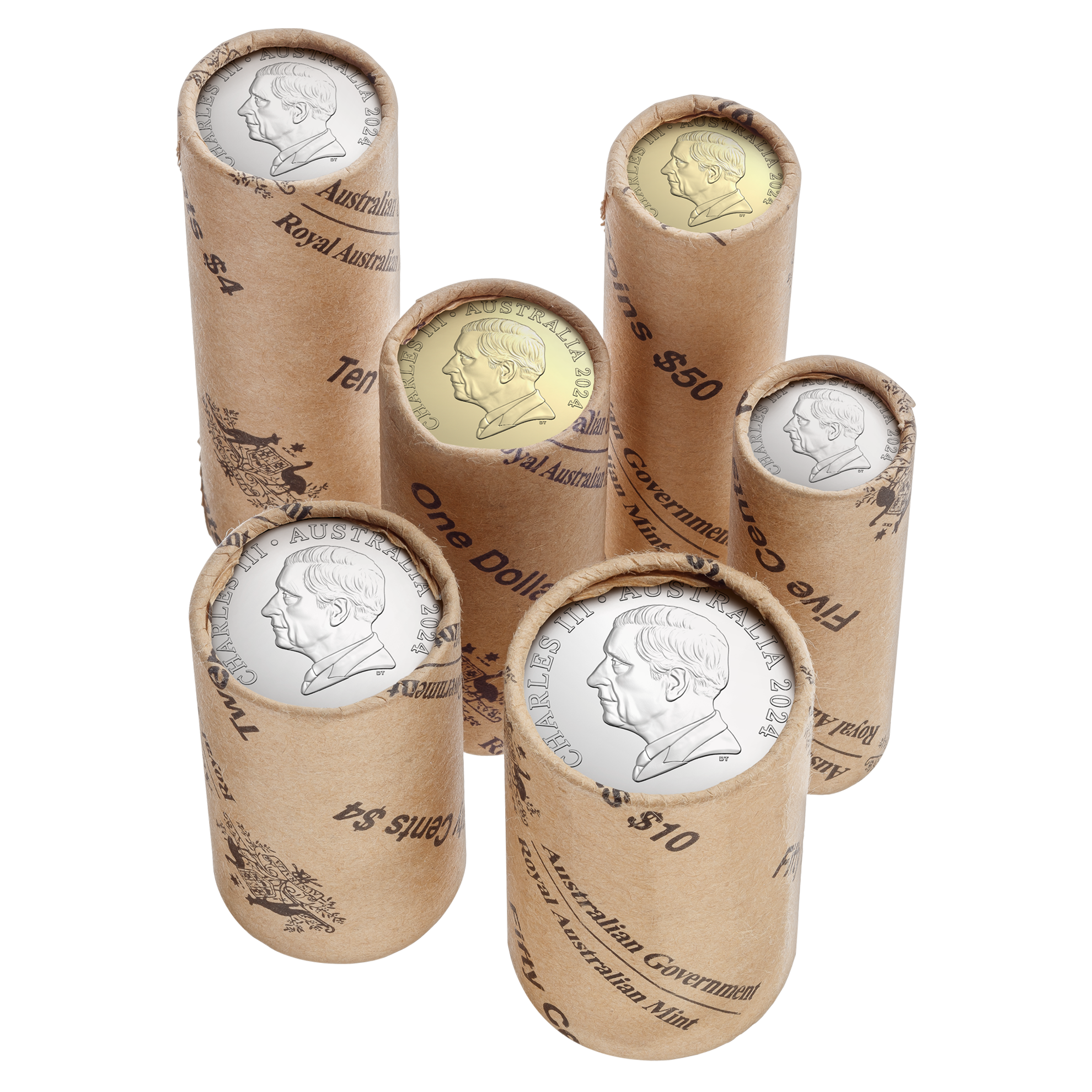 Royal Australian Mint Premium Rolled Coin Set