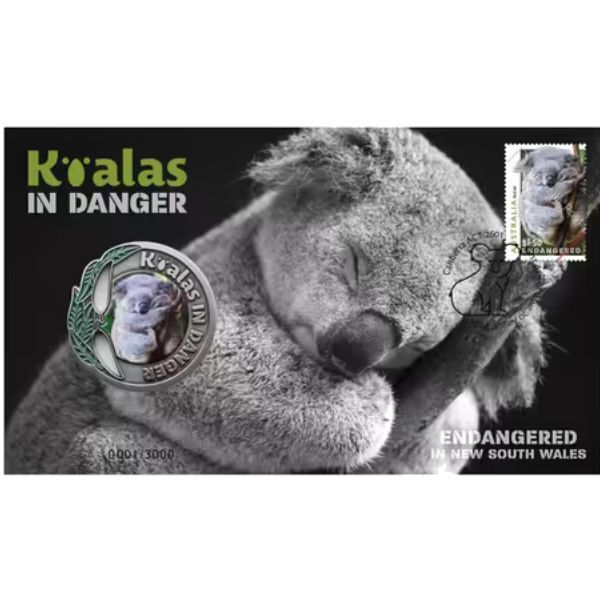 Koalas in Danger Medallion Cover NSW