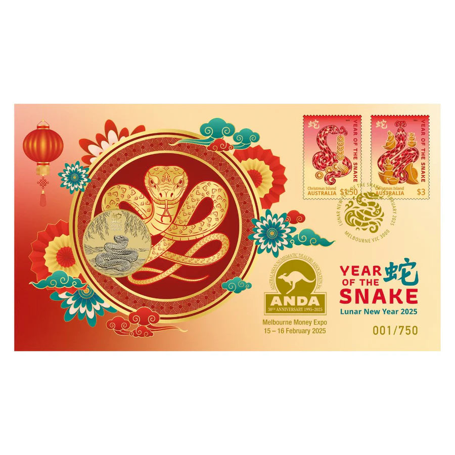 Perth Mint Year of the Snake Lunar New Year 2025 PNC Melbourne Money Expo