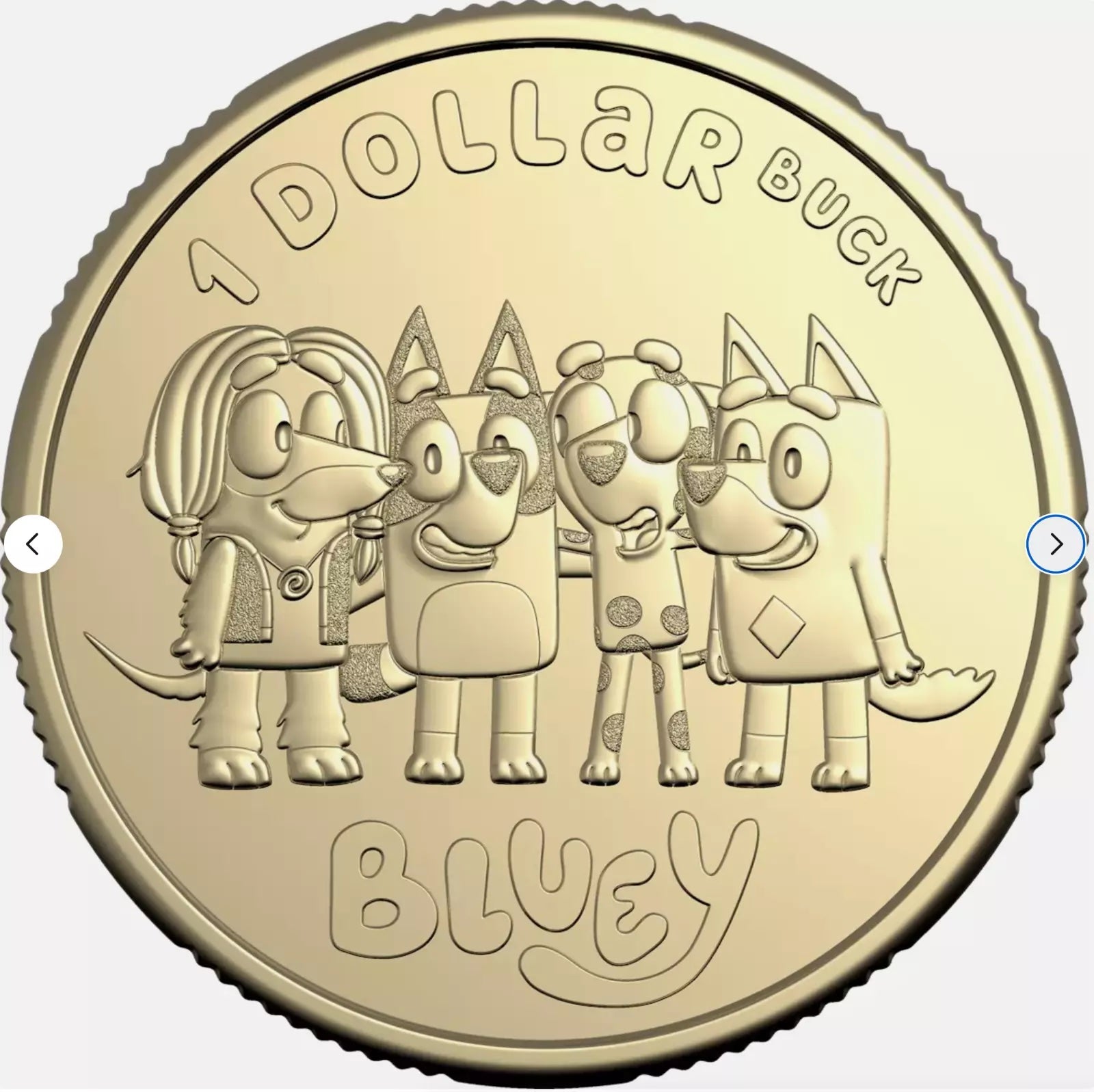 Royal Australian Mint 2024 Bluey & Friends $1 UNC Coin