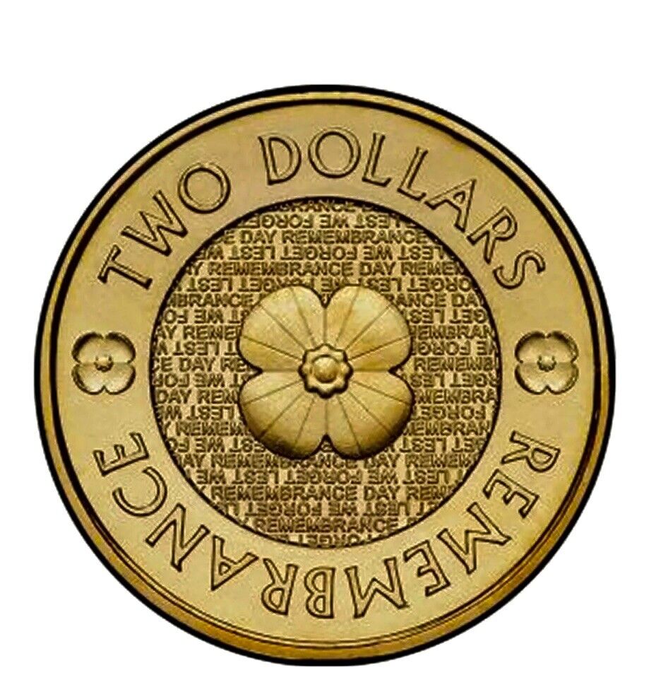 Royal Australian Mint 2012 Gold Poppy $2 Lightly Circulated Coin