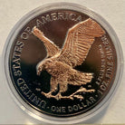 American Eagle 2024 1 oz Silver Rose Gold Gilded with Black Ruthenium Coin