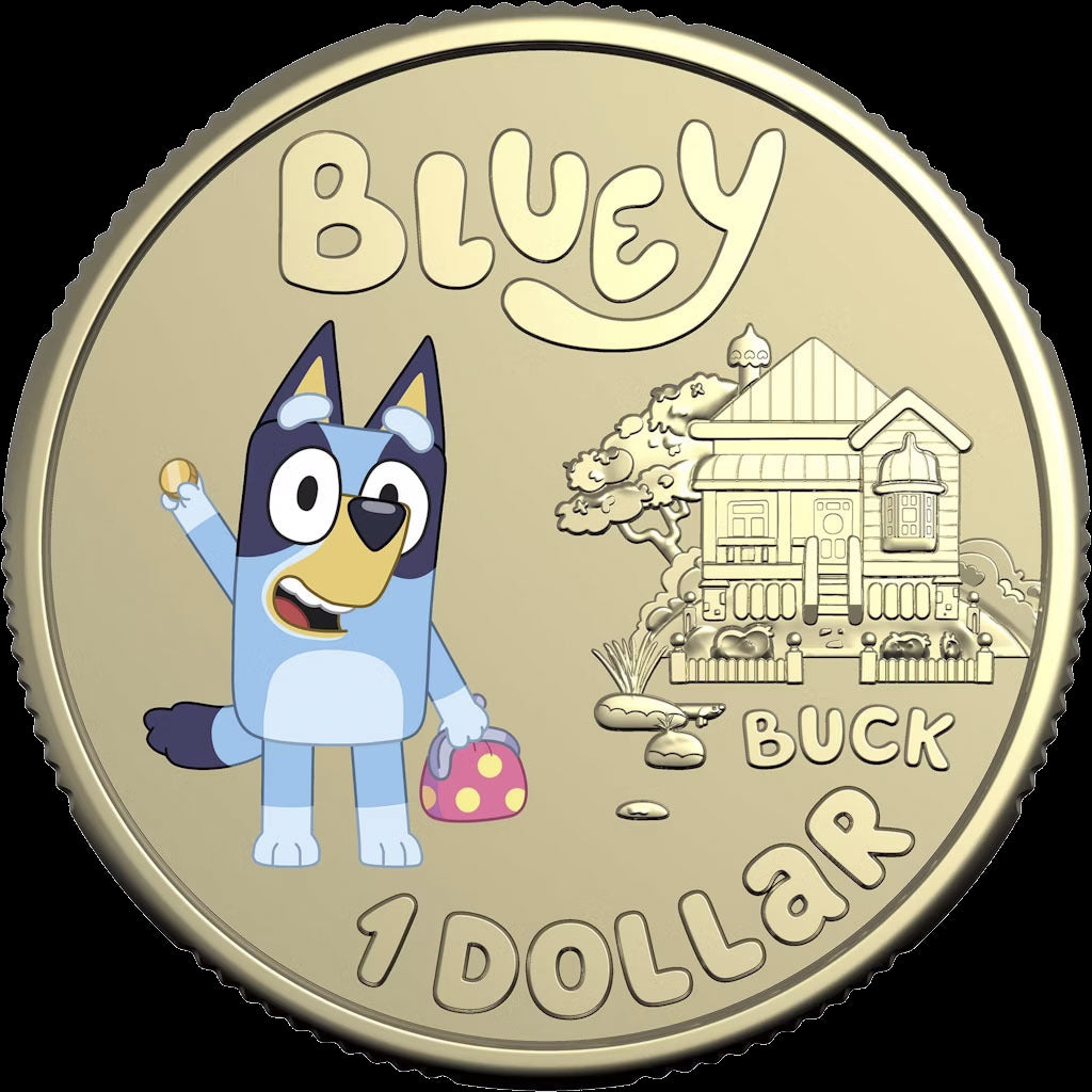 Royal Australian Mint 2024 3 Coin Set UNC Bluey Dollarbucks