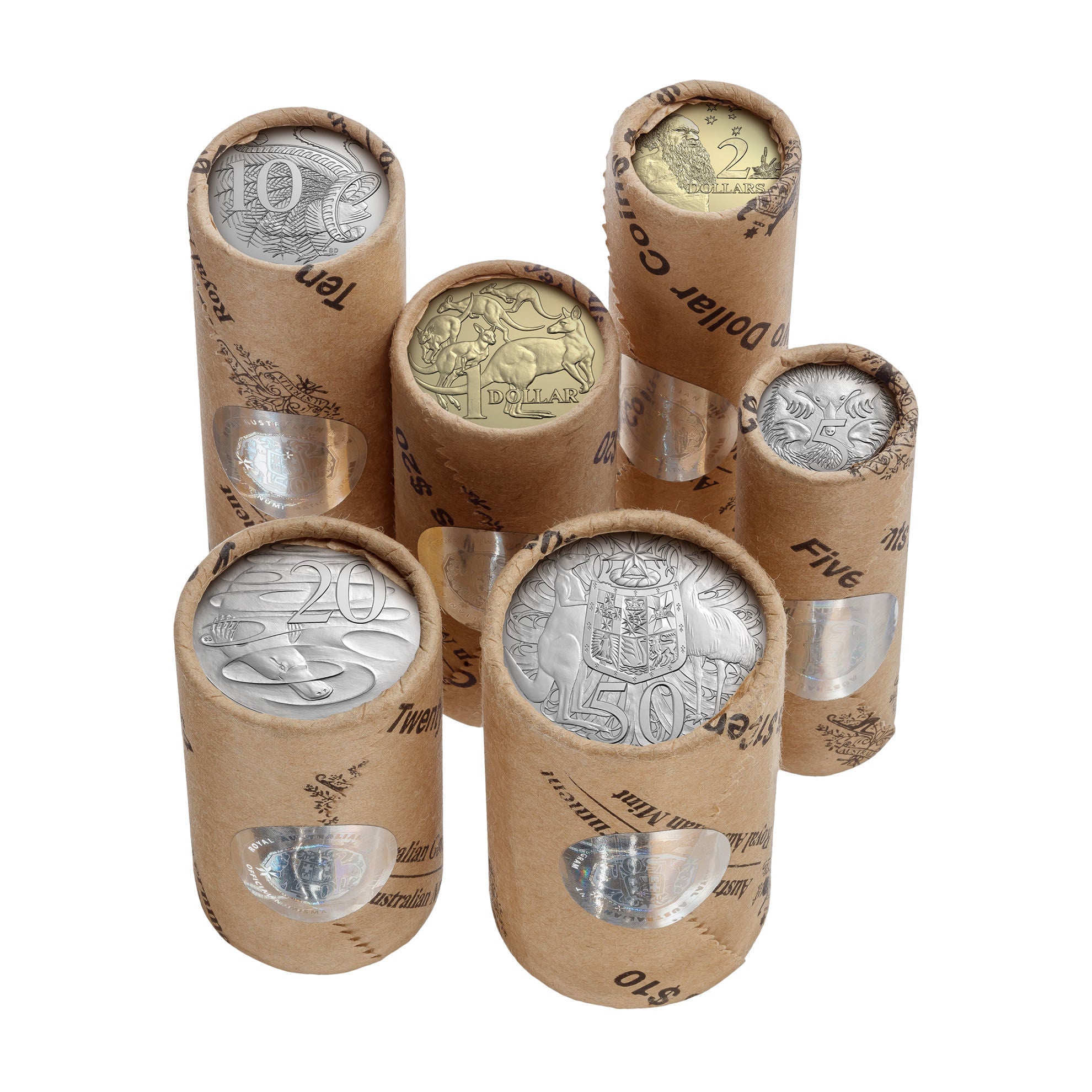 Royal Australian Mint Premium Rolled Coin Set