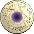 Royal Australian Mint 2024 War Animals Remembrance C Mintmark $2 Purple Poppy Coin