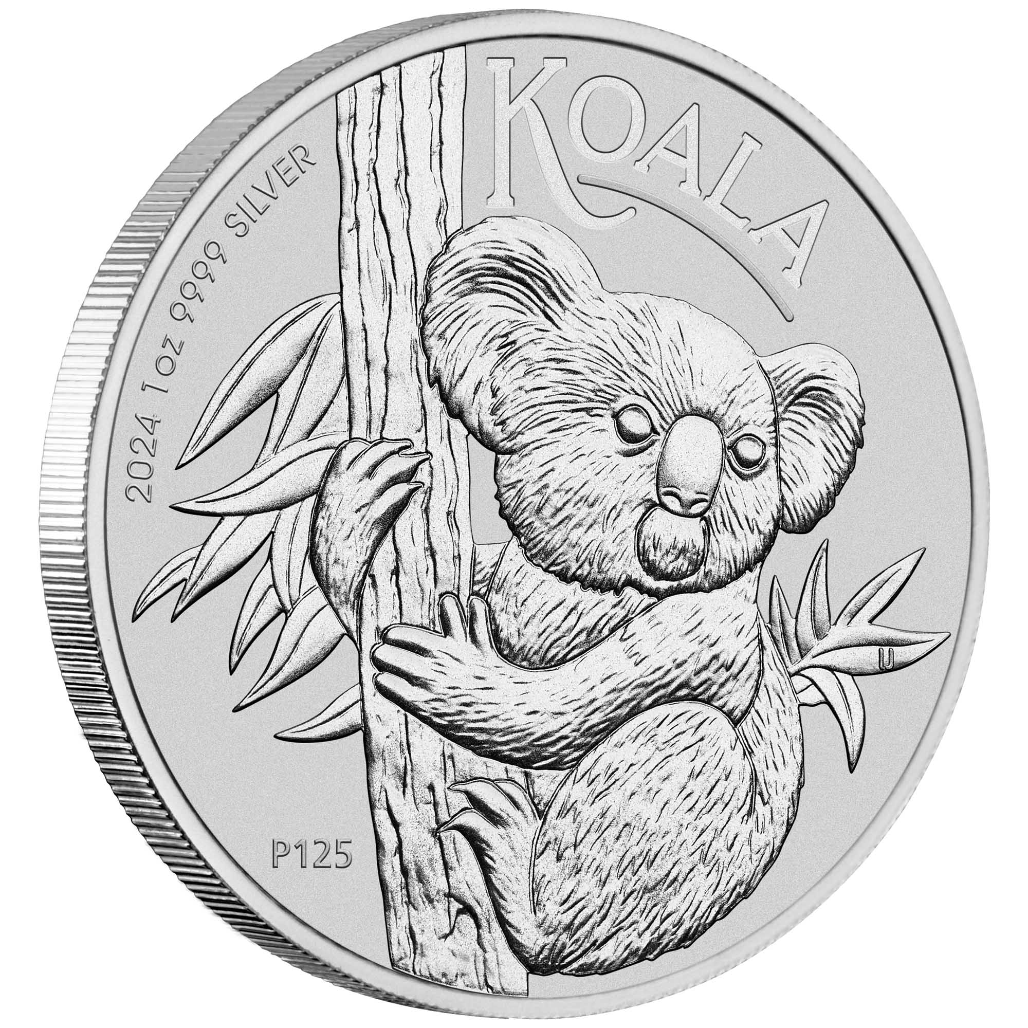 Perth Mint 2024 1oz .9999 Silver BU Coin - Australian Koala